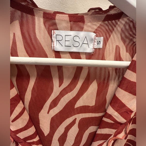 Reds x salty blonde tezza tie up mesh long sleeve in auburn New condition - Picture 6 of 12